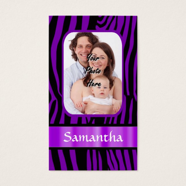 Purple zebra print (Front)