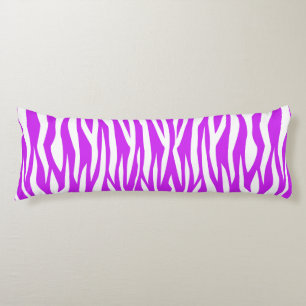 Purple Zebra Print Body Cushion