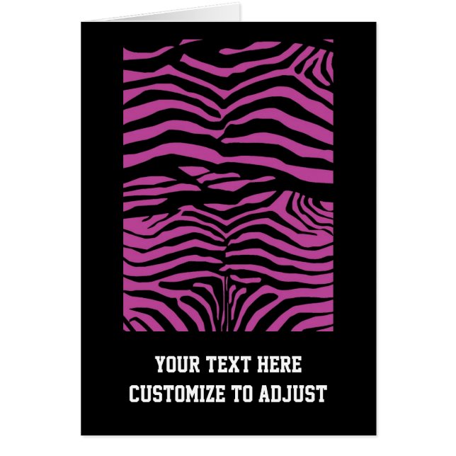 Purple zebra print pattern (Front)