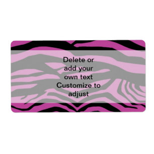 Purple zebra print pattern