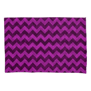 Purple Zig Zag Glitter Pillowcase