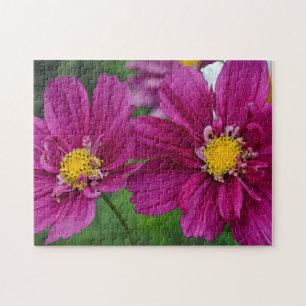 Purple Zinnia Jigsaw Puzzle