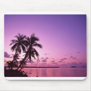 PurpleBeachBackground Mouse Pad