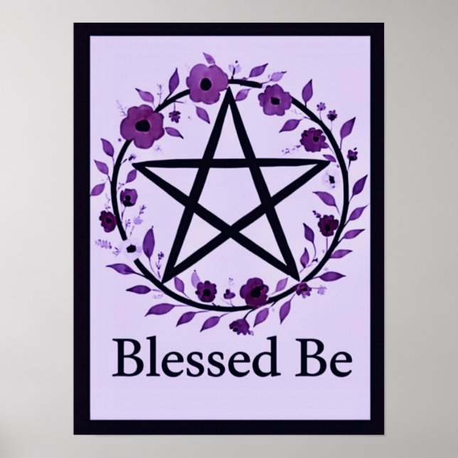 PurpleBlessedBe Poster (Front)