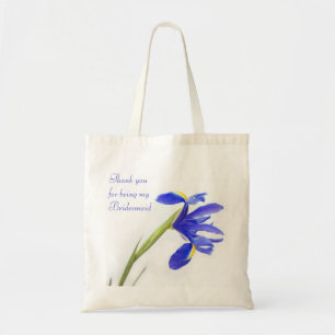PurpleI Iris Flower Wedding Favor Bag for Bridesm