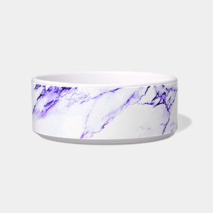 Purples and Blueish Vein Marble Look Bowl