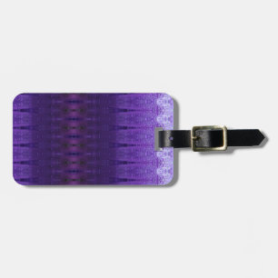 Purples Ikat 3 Luggage Tag