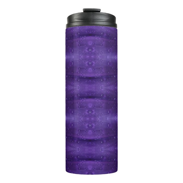 Purples Ikat 4 Thermal Tumbler (Front)
