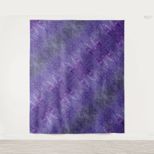 Purples Ikat 5 Tapestry