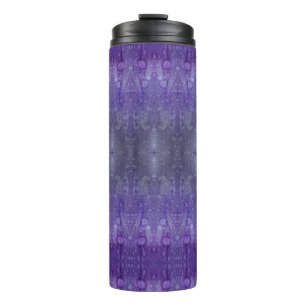 Purples Ikat 8 Thermal Tumbler