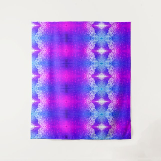 Purples Ikat Miami Tapestry (Front)