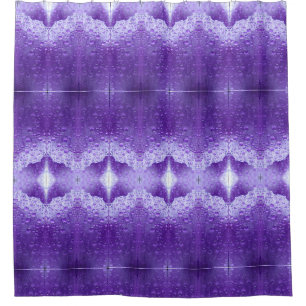 Purples Ikat Shower Curtain