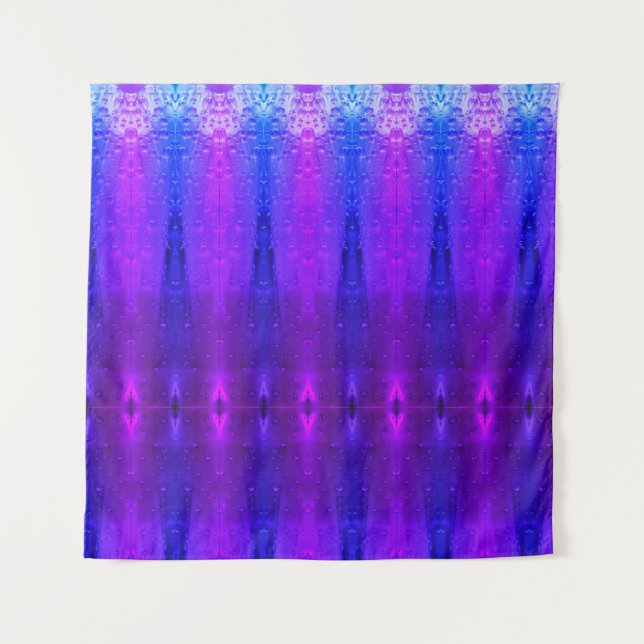 Purples Ikat X Miami Also Tapestry (Front)