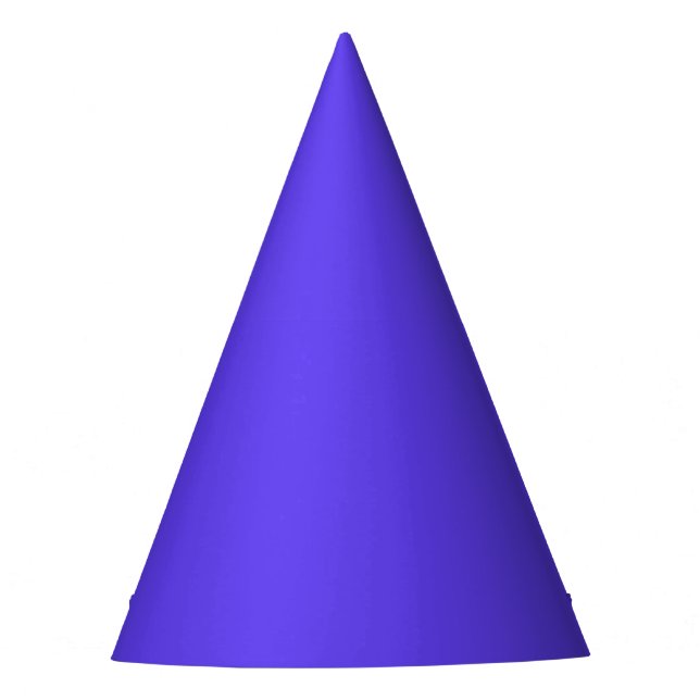 Purplish Blue Party Hat (Front)