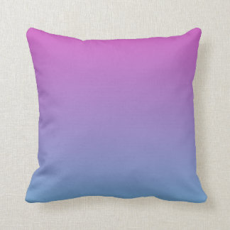 Purplish Gradient Colourful Throw Pillow