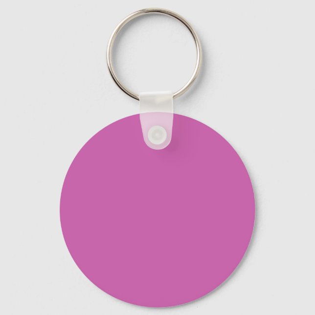 Purplish pink(solid colour) key ring (Front)