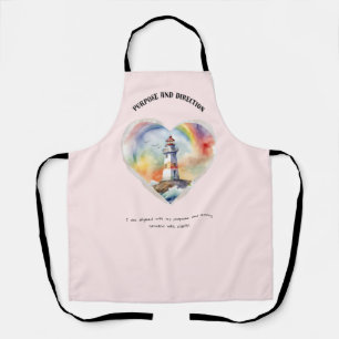 Purpose and Direction Positive Affirmation Apron