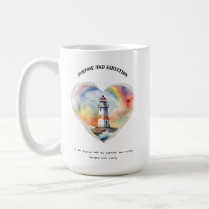 Purpose and Direction Positive Affirmation Coffee Mug