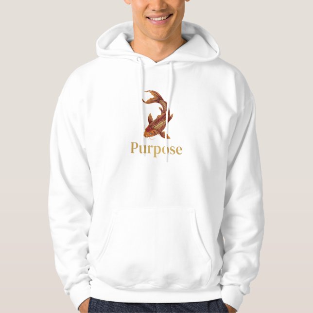 Purpose – Timeless Koi Symbol of Strength Gift Hoodie (Front)