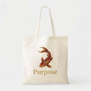 Purpose – Timeless Koi Symbol of Strength Gift Tote Bag
