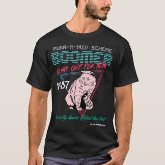 Purr-a-Mid Scheme Boomer: Dark Coloured Tees