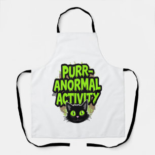 Purr-anormal Activity Cat Apron