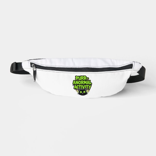Purr-anormal Activity Cat Bum Bags (Front)