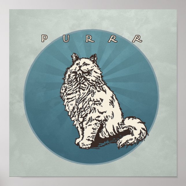 Purr Cat Poster (Front)