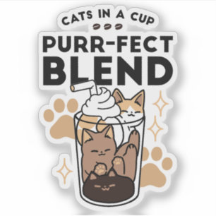 Purr-fect Blend: Cat and Coffee Art for Pet Lovers