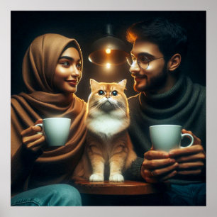 Purr-fect Brew: Found Both in You Poster