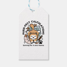 Purr-fect Calculations – Funny Math Cat Design
