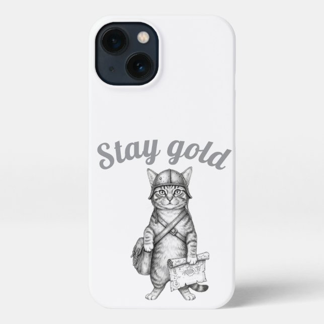 Purr-fect Cat Mum Aesthetic Phone Case (Back)