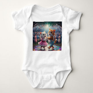 Purr-fect Dance Duo baby cloth Bodysuit