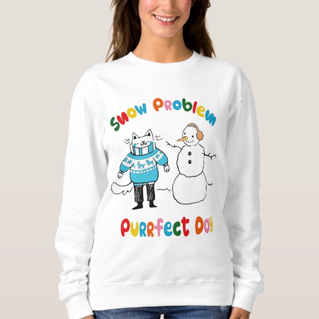 Purr-fect Day Sweatshirt (Front)