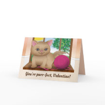 Purr-fect Kitten Valentine