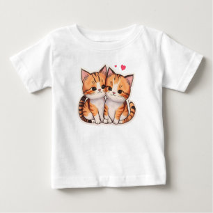 “Purr-fect Pair” “Double the Whiskers, Double the Baby T-Shirt