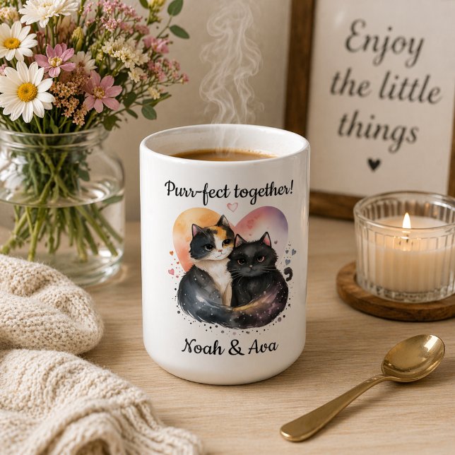 Purr-fect Together Kitty  Coffee Mug (Creator Uploaded)