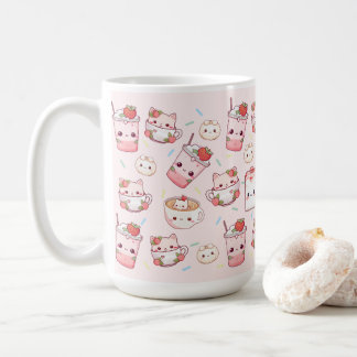 Purr-fectly Brewed: Kawaii Cat Coffee Mug