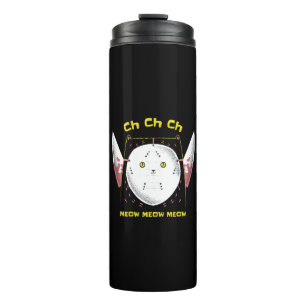 Purr-fectly Horrifying Kitty Thermal Tumbler