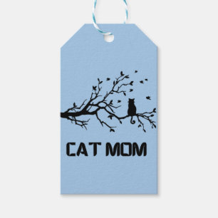 "Purr-fectly Proud Cat Mum" Gift Tags