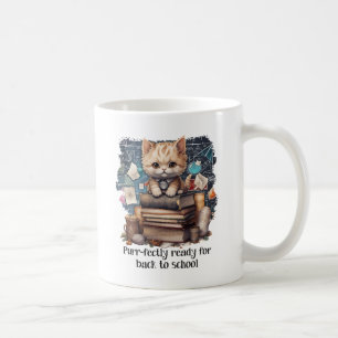 Purr-fectly Ready For Back To School Coffee Mug