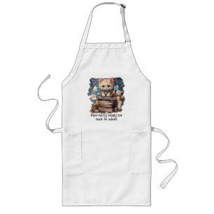 Purr-fectly Ready For Back To School Long Apron