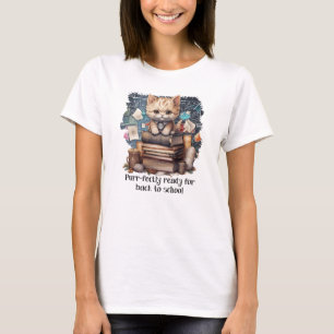 Purr-fectly Ready For Back To School T-Shirt