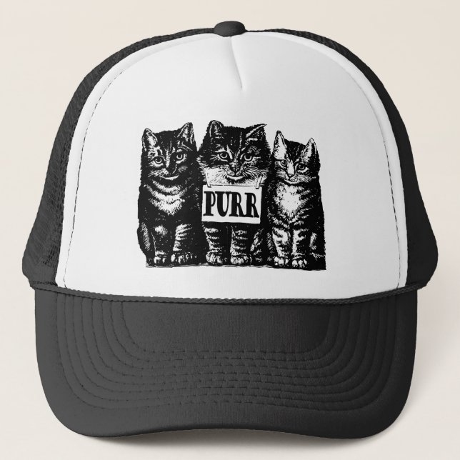 Purr Kittens Trucker Hat (Front)