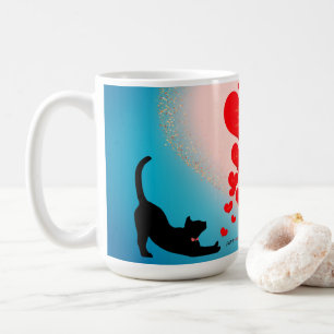 Purr Love - Cat Valentine Gift Bag - Be Mind Coffee Mug