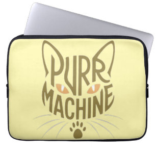 purr machine laptop sleeve