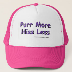 Purr More, Hiss Less Trucker Hat
