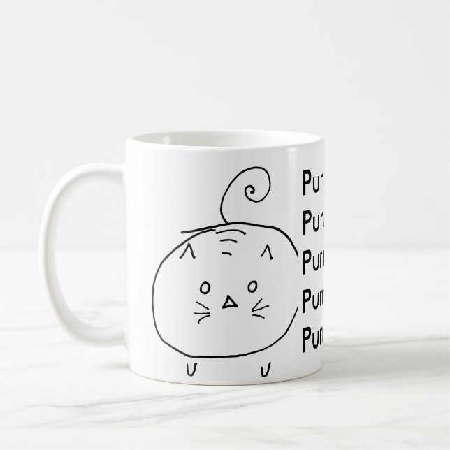 Purr Purr Purr Mug (Left)