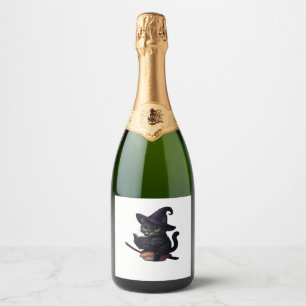 Purr-rmesan Witch - Kawaii Sushi Cat Sticker Overs