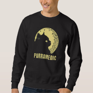 Purramedic Cat  Paramedic Kitten EMT  Cat Mom  1 Sweatshirt
